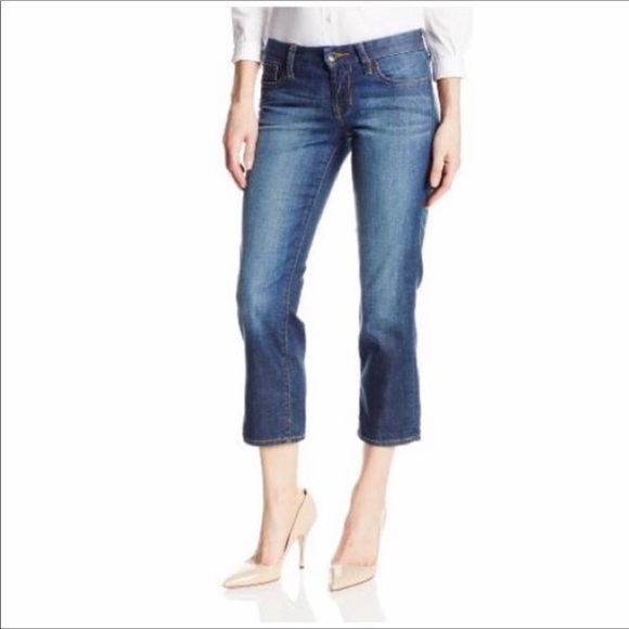 Lucky Brand Denim - Lucky Brand Distressed Curvy Sweet Crop Mid Rise 30/10 NWT